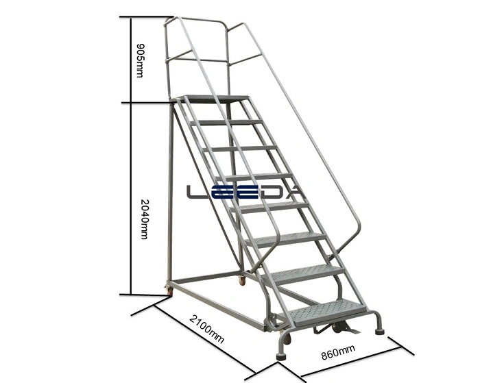 Warehouse Platform Step Rolling Ladders Rl Version