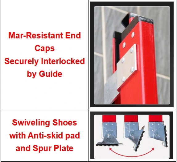 375-Pound Type IAA Electric Insulated Fiberglass Double Extension Step Ladder